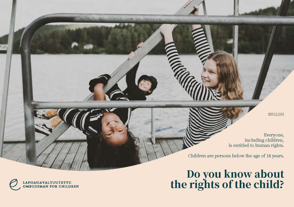 Cover of the publication Do you know about the rights of the child?