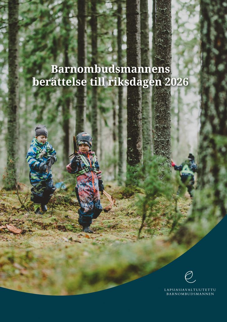 Barnombudsmannens berättelse till riksdagen 2026.